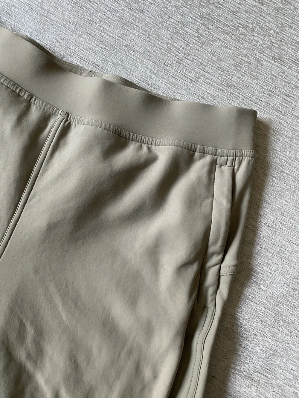 Lululemon Women’s Adapted State Fleece Joggers High Rise Tan Full Length